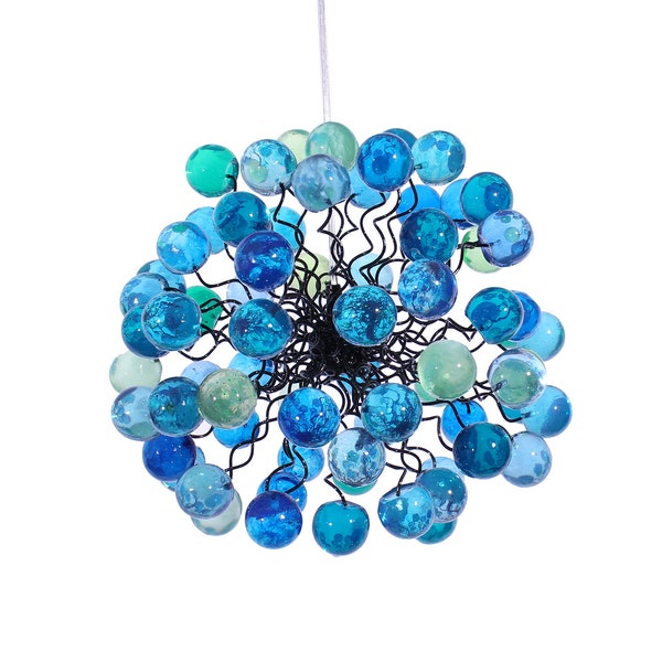 Unique Pendant Light with sea color bubbles lighting for children room, kitchen island or bedroom.