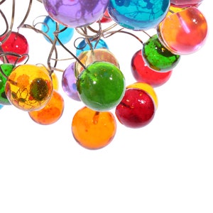 Pendant light Colorful Bubbles, Ceiling Light fixture for Kids Bedroom, Living Room image 8