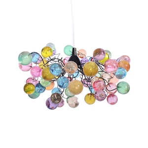 Kitchen Island Lighting, Pastel bubbles Pendant Lighting for Office - Living Room light fixture, decor light for children room.