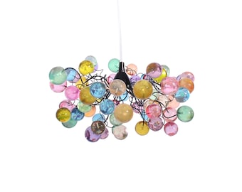 Kitchen Island Lighting, Pastel bubbles Pendant Lighting for Office - Living Room light fixture, decor light for children room.