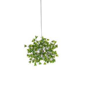 Green Pendant Light, Hanging pendant lighting with Green jumping flowers