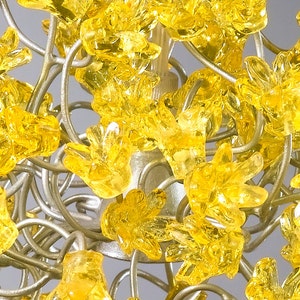 Yellow flowers Hanging Lights for hall, bathroom, bedside lamp. image 4