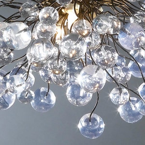 Ceiling Lamp, lighting, chandelier with Clear bubbles for children room, bedroom, bathroom or Dining table light. image 5