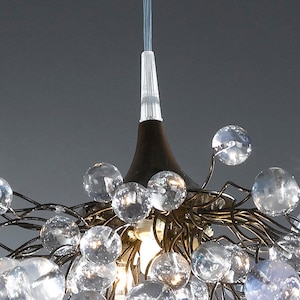 Ceiling Lamp, lighting, chandelier with Clear bubbles for children room, bedroom, bathroom or Dining table light. image 3