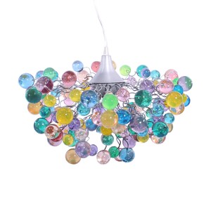 Lighting chandeliers, hanging lighting with Pastel bubbles for girls bedroom, living room, bathroom designer lighting. image 9