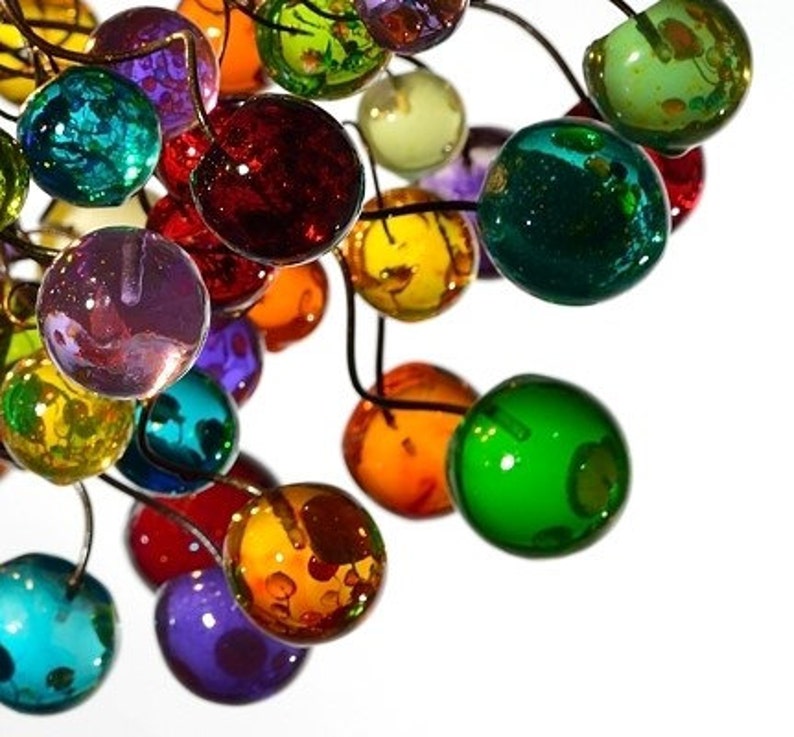Multicolored bubbles light fixture hanging lighting with Etsy