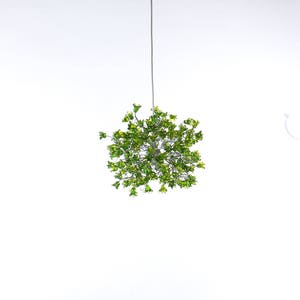 Green Pendant Light, Hanging pendant lighting with Green jumping flowers image 4