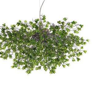 Large Dining Room chandelier, modern lighting with Green jumping flowers, for Dining Room , living room