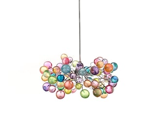 Pastel Resin Bubble Pendant Light: Island Lighting Chandelier