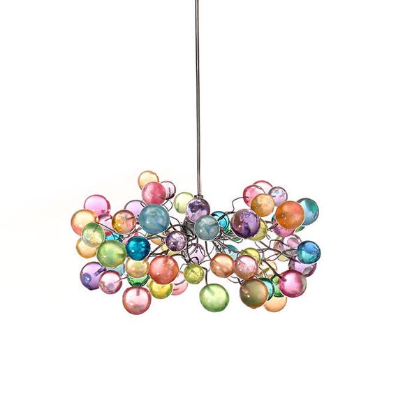 Pastel Resin Bubble Pendant Light: Island Lighting Chandelier
