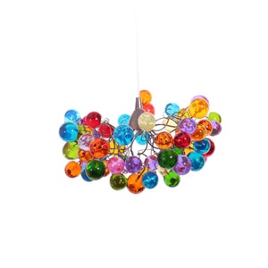 Pendant light Colorful Bubbles, Ceiling Light fixture for Kids Bedroom, Living Room image 9
