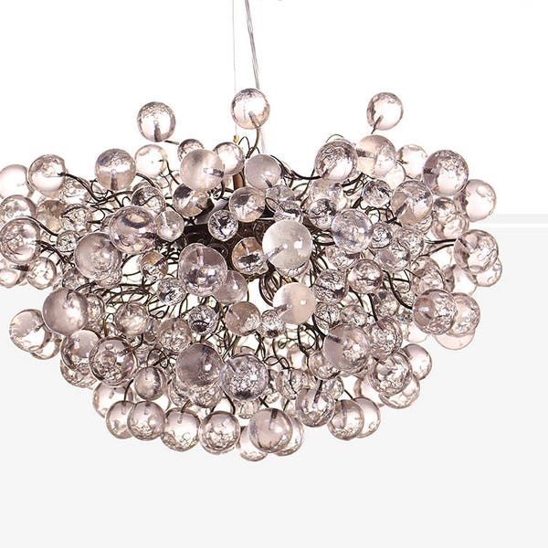 Modern Hanging lights, balls lamp, clear bubbles light with Clear Transparent bubbles , chandelier for dining room
