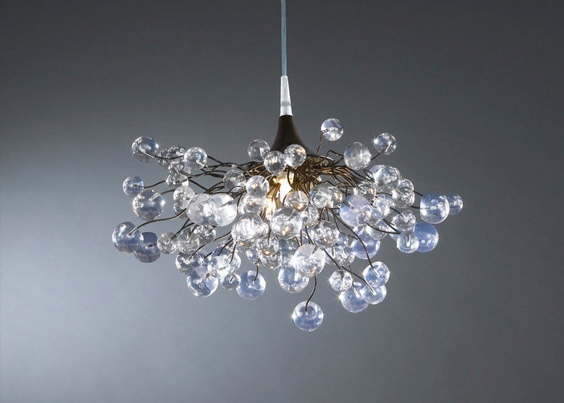 Ceiling Lamp, lighting, chandelier with Clear bubbles for children room, bedroom, bathroom or Dining table light. image 2