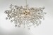 Large Modern Hanging chandeliers with Clear Transparent bubbles - globe light fixture for Dining Room, living room or open space. 