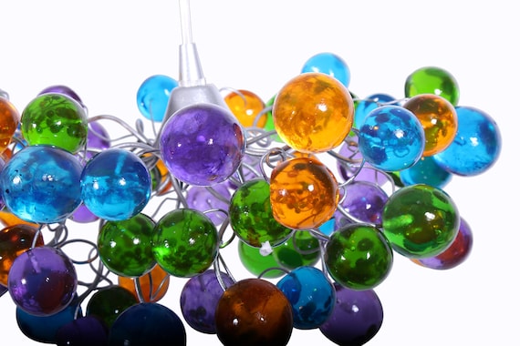 Pendant Light Colorful Bubbles Ceiling Light Fixture for - Etsy