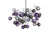 Ceiling Lamp bubbles with Purple, Gray and clear color bubbles for children room, hall, bathroom. 