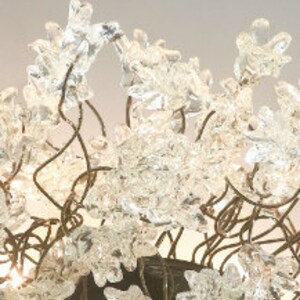 Modern Wall lighting with clear Krystal flowers