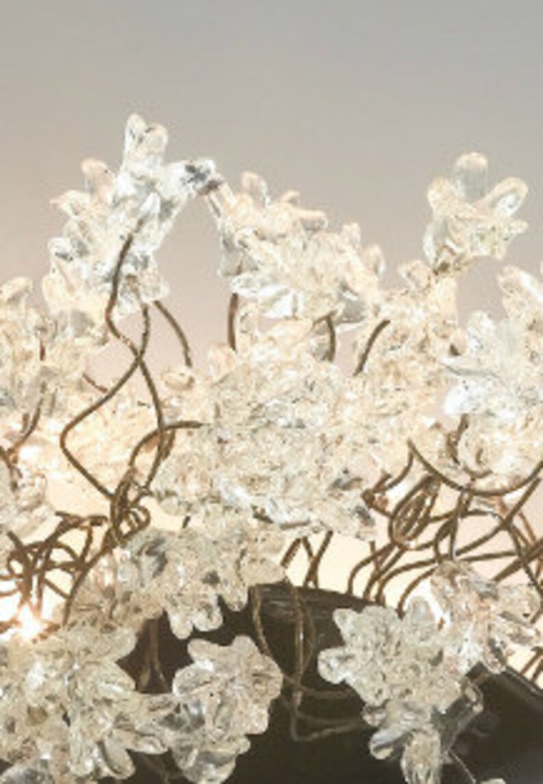 Modern Wall lighting with clear Krystal flowers