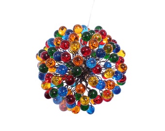 Ceiling Light Fixture, rainbow bubbles for children room, girl room or Dining Room table.