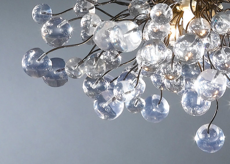 Ceiling Lamp, lighting, chandelier with Clear bubbles for children room, bedroom, bathroom or Dining table light. image 4