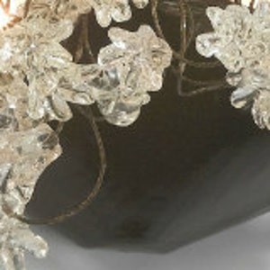 Modern Wall lighting with clear Krystal flowers