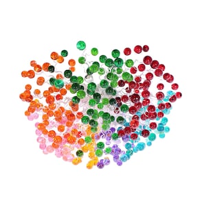 Large Flush mount Ceiling light with multicolored bubbles