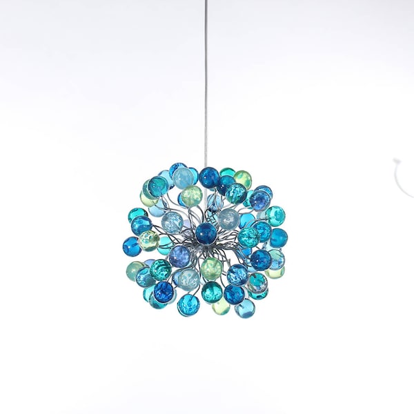 Unique Pendant Light with sea color bubbles lighting for children room, kitchen island or bedroom.