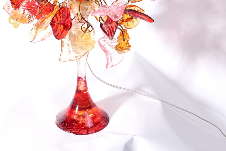 red and pink color desk lamp Modern table lamp saloon. Decorative Table lamp Designer Lighting /& Home Decor for bedside table