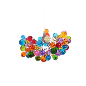 Pendant light Colorful Bubbles, Ceiling Light fixture for Kids Bedroom, Living Room image 2