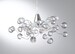 Ceiling light with clear transparent bubbles for girls or boy bedroom . 