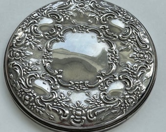 Towle Sterling Mirror, Vintage Purse Mirror, Ready for Monogram, Vintage Vanity Collectibles, Glamour Girl