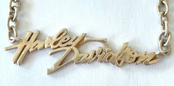 Sterling Harley Davidson Necklace Stamper Jewelry Co. Vintage