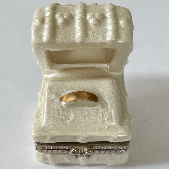 Wedding Ring Trinket Box, Engagement Ring Box, Weddin… Gem