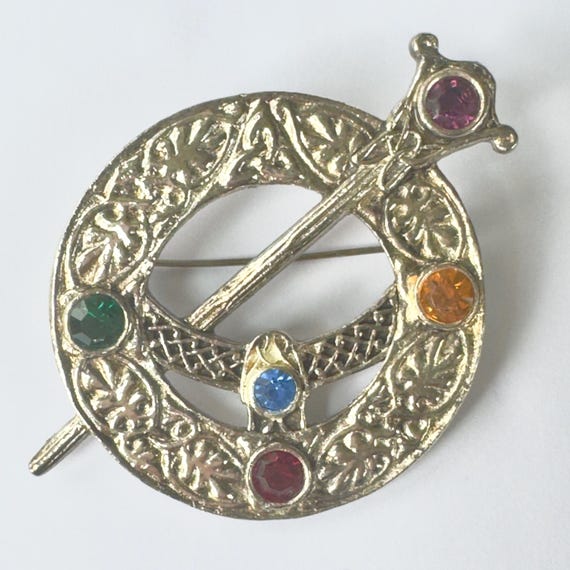Antique celtic brooch best sale
