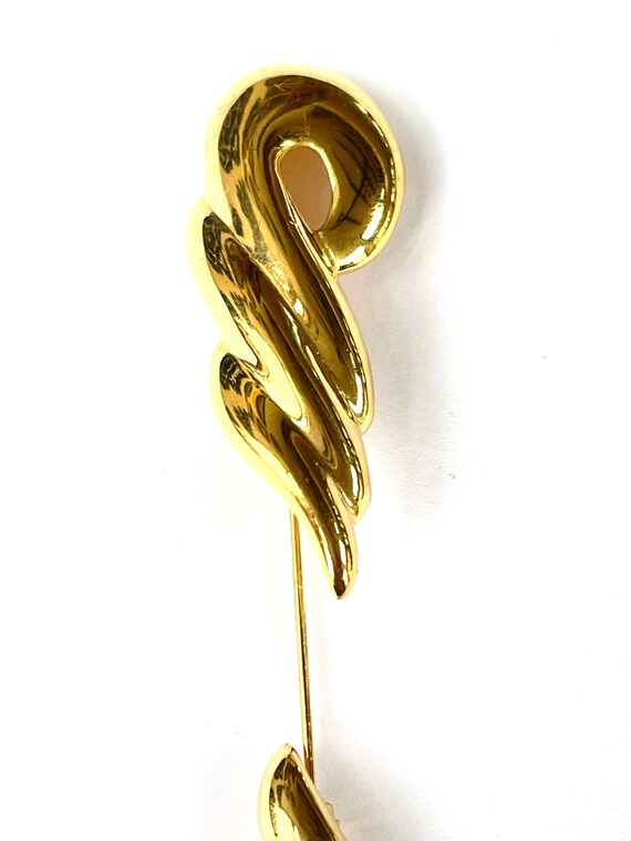 Vintage Napier Stick Pin Gold Modernist Pin. Vintage Napier