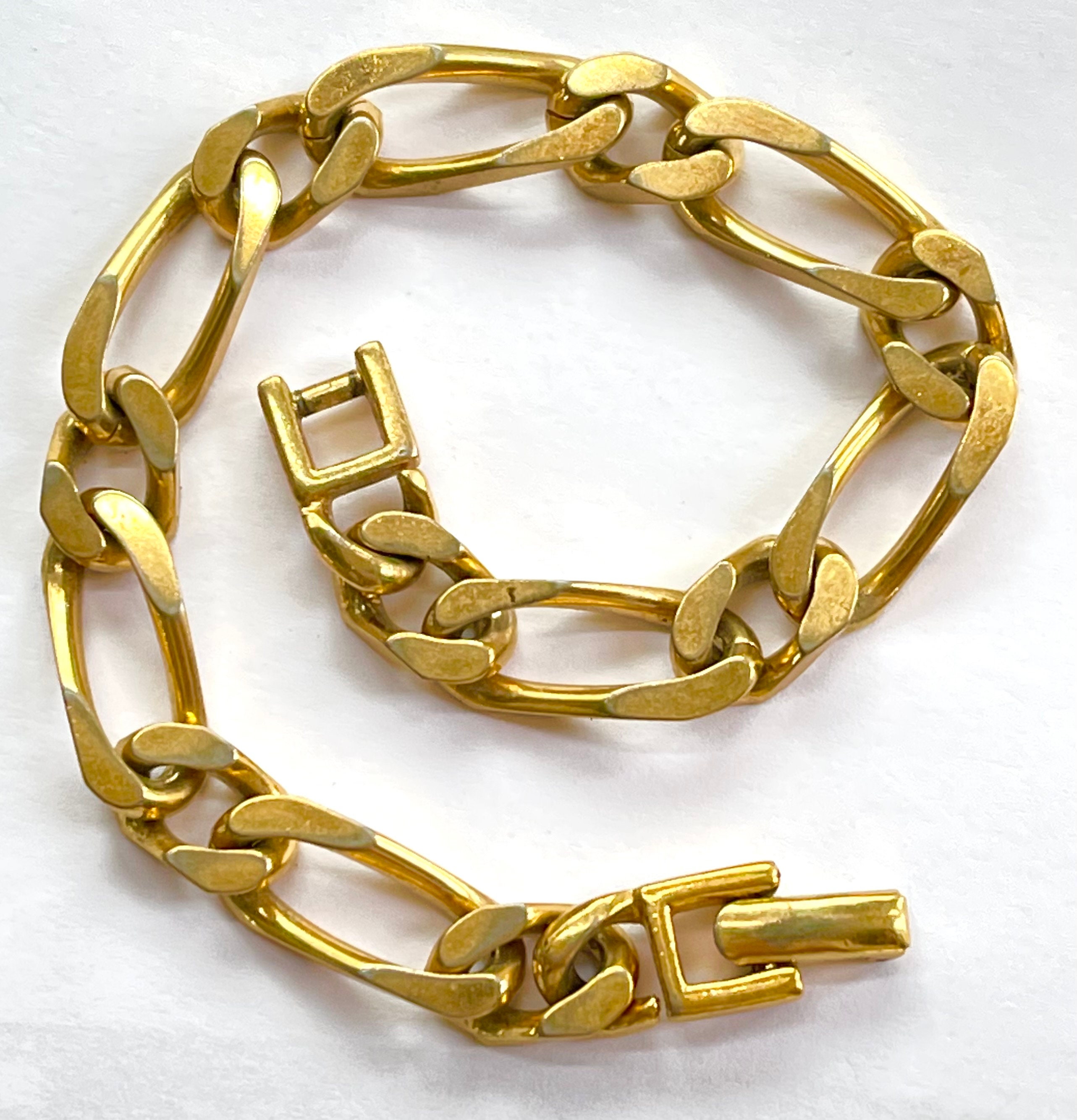 Legend Bracelet - Classic Cuff with Custom Coordinates 14K Gold / 14K Yellow Gold / Medium