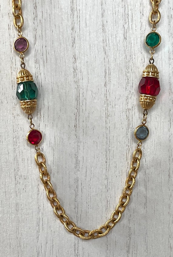 Swarovski crystal station on sale necklace