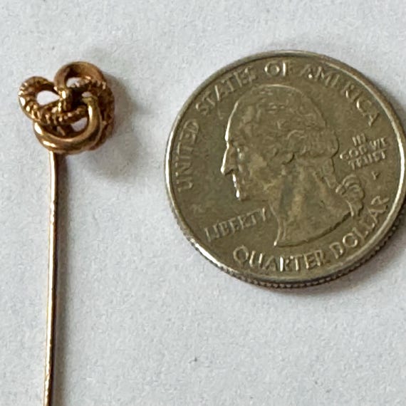 Stick Pin Snake Victorian 14K Gold Snake Stickpin, 14K Gold Stick Pin… - Gem
