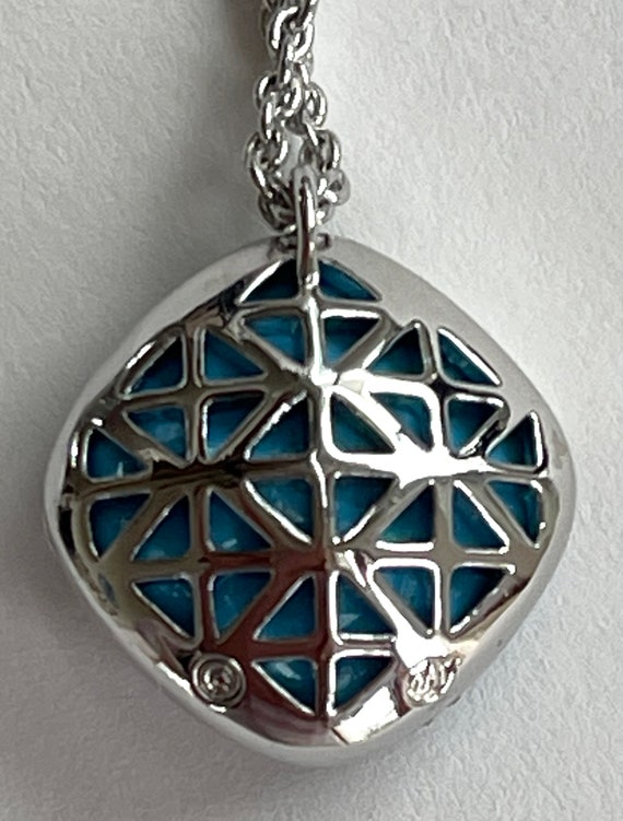 Swarovski Crystal Pendant Necklace,  Sparkling Bl… - image 6