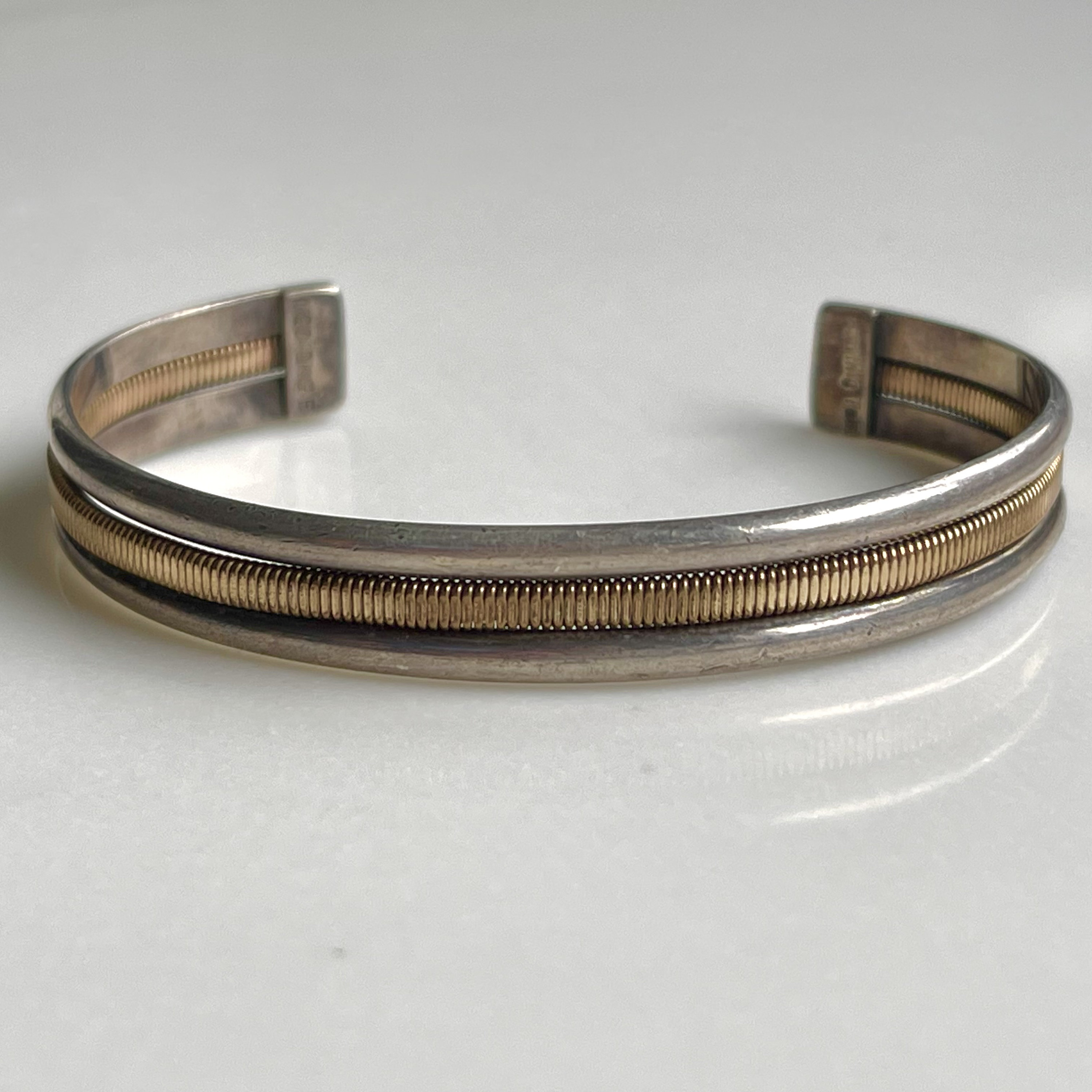STERLING SILVER COPPER FILLED BANGLE STERLING SILVER COPPER FILLED BANGLE
