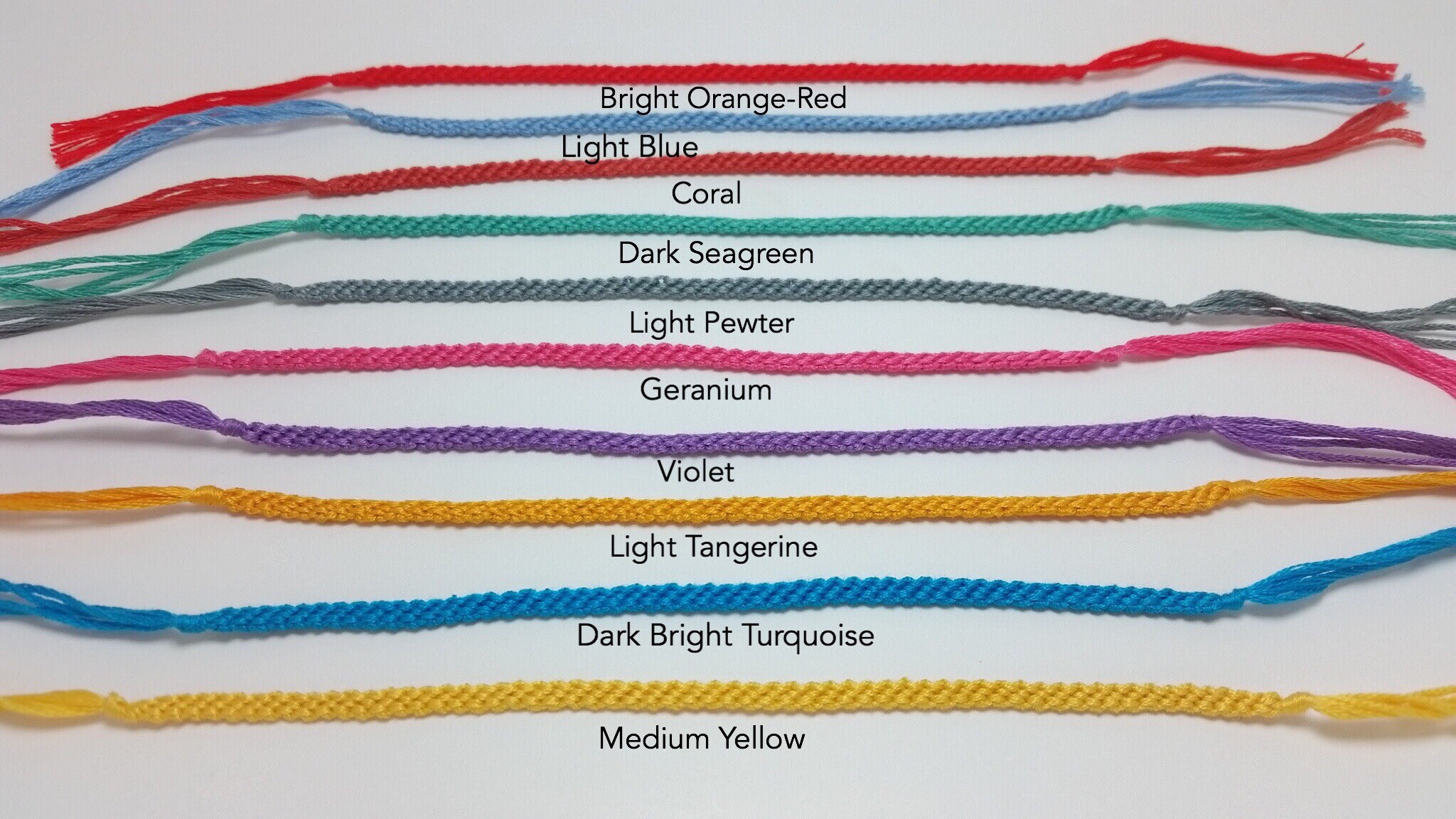 Spiral String Friendship Bracelets, Chinese Staircase Bracelet