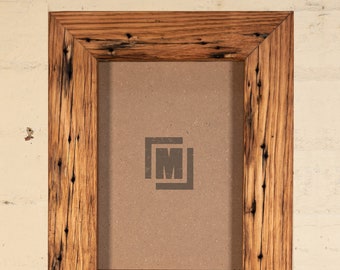 A4 Chunky Recycled Wooden Photo Frame - Chunky Oiled Style Sustainable Picture frame