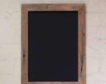 Blackboards in recycled timber frames. Original 4cm width frame. Available in 5 different styles and 4 different sizes