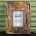 6" x 4" Chunky Recycled Wooden Photo Frame - Chunky Oiled Style
