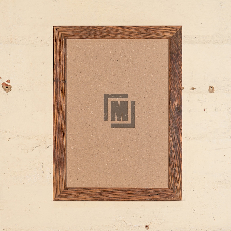 Slim Oiled Recycled Timber Picture Frame / Sizes 7x Etsy