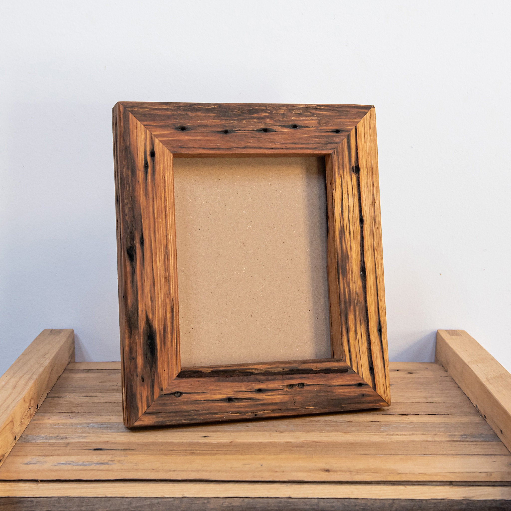 Chunky Oiled rustic wooden picture frames online, Australian made. – Mulbury