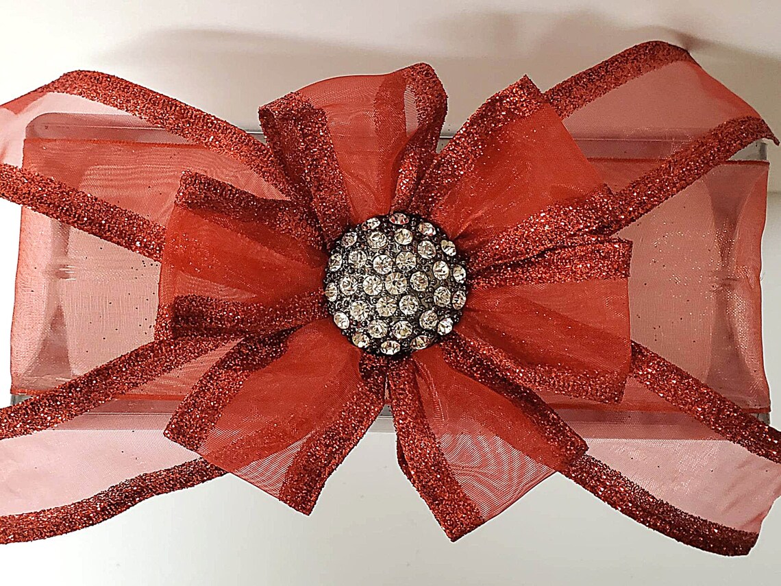 Glass Block, Lighted Glass Block, Christmas Décor, Christmas Gift