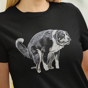 Pooping Berner Sennenhund Shirt, Pooping Dog T-Shirt Lustige Berner Mutter Geschenke Berner Besitzer Geschenk Lustiger Hund Pooping Tee