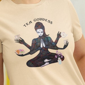 Tea Shirt, Tea Goddess T-shirt, Tea Party Shirt Tea Lover Gifts For Tea Lover Tee