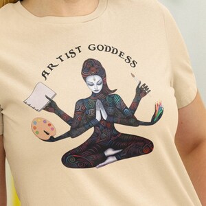 Painting Artist Shirt Artist Goddess T-shirt, Art Shirt Art Teacher Gifts For Art Lover Gift Painting Artist Tee Painter Gift